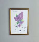 Фоторамка 21х30 см, золотая, арт. 2130.144267