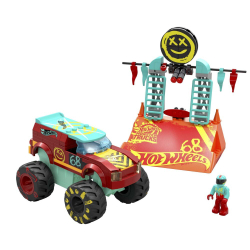 MEGA Hot Wheels - Monster Trucks Demo Derby Строительные блоки, 151 деталь. ХНГ53 / артикул   HNG53  / GTIN 194735140053