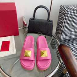 Valentino Roman Stud Slide Sandal