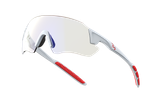Спортивные очки 720armour Kamikaze+ / Matte White Red Rubber / Photochromic Smoke Light Blue Lens