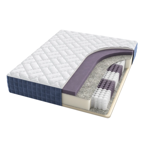 Матрас BuyLuxe, 26 см, средняя жесткость, независимые пружины