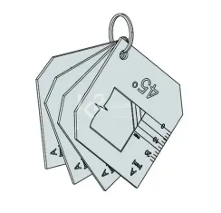 Шаблон NKO Machines для калибровки кромкореза UZ-30