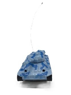 Игрушка Танк Камуфляж, радиоуправляемый (768-D20-1), цвет голубой