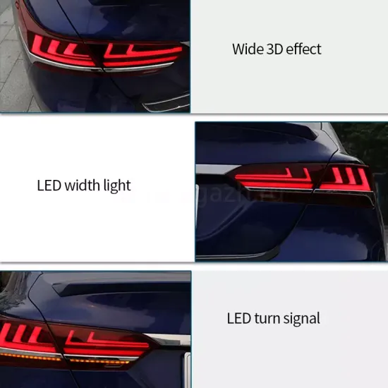 Задние фонари Тойота Камри V70 2018-2021 V1 type КРАСНЫЕ