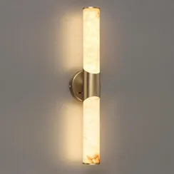 6672/12WL L-VISION ODL24 217 Настенный светильник латунь/металл/алебастр IP20 LED 12W 540Лм 3000K/4000K MARBELLA