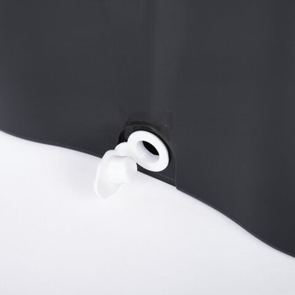 Комплект для уборки: швабра, ведро 7 л/5 л с отжимом центрифуга, 2 насадки, черный, LAIMA, 607487