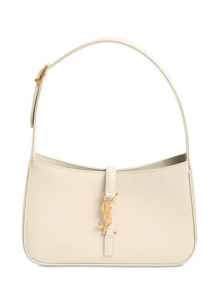 Сумка Saint Laurent Le 5 à 7 Hobo кремовый