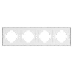 Рамка пластиковая FRM-TENDO-PL-4-WH (Arlight, -) 053847