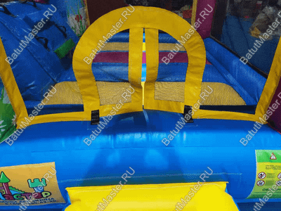 Детский надувной батут "Цирковой слоник"
