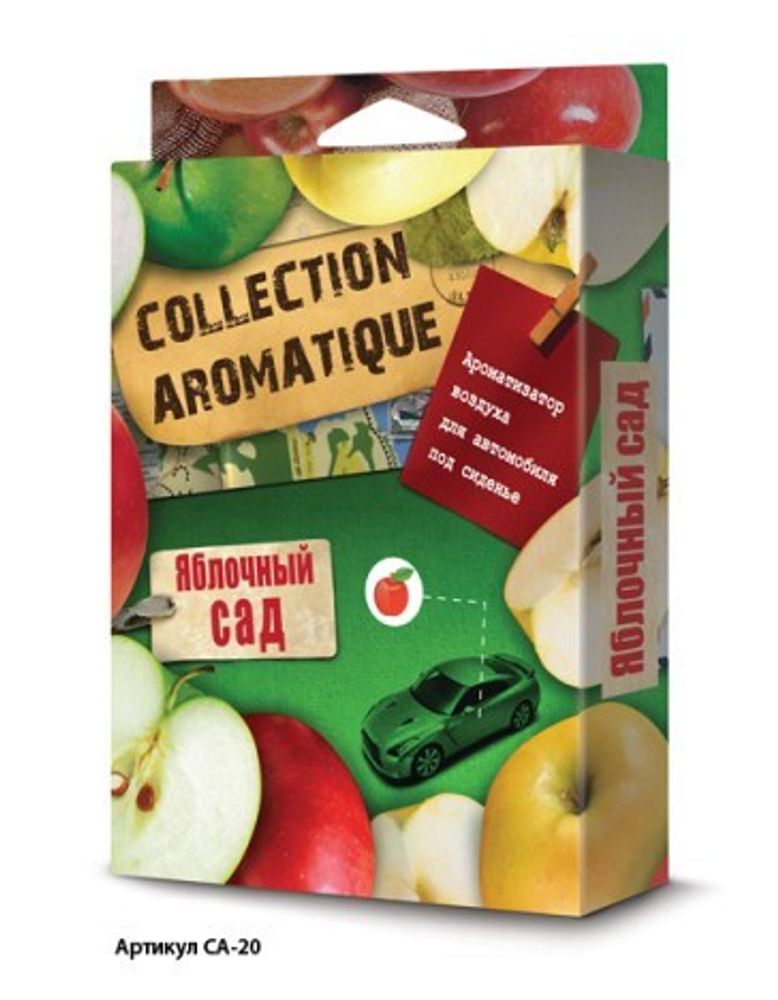 Ароматизатор под сиденье  COLLECTION AROMATIQUE  Яблоневый сад 200 мл (FOUETTE)