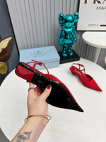 Prada Satin Slingback Pumps