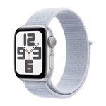 Умные часы Apple Watch SE 2 (2024) GPS, 40mm, Silver Aluminium Case with Sport Loop, Blue Cloud (Серебристый)