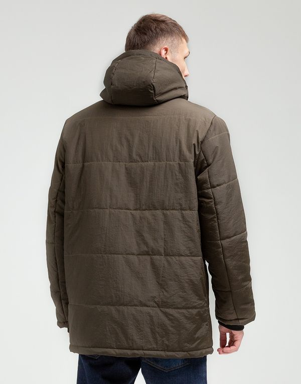Куртка We Don’t Care Long Puffer Jacket Olive - фото 4