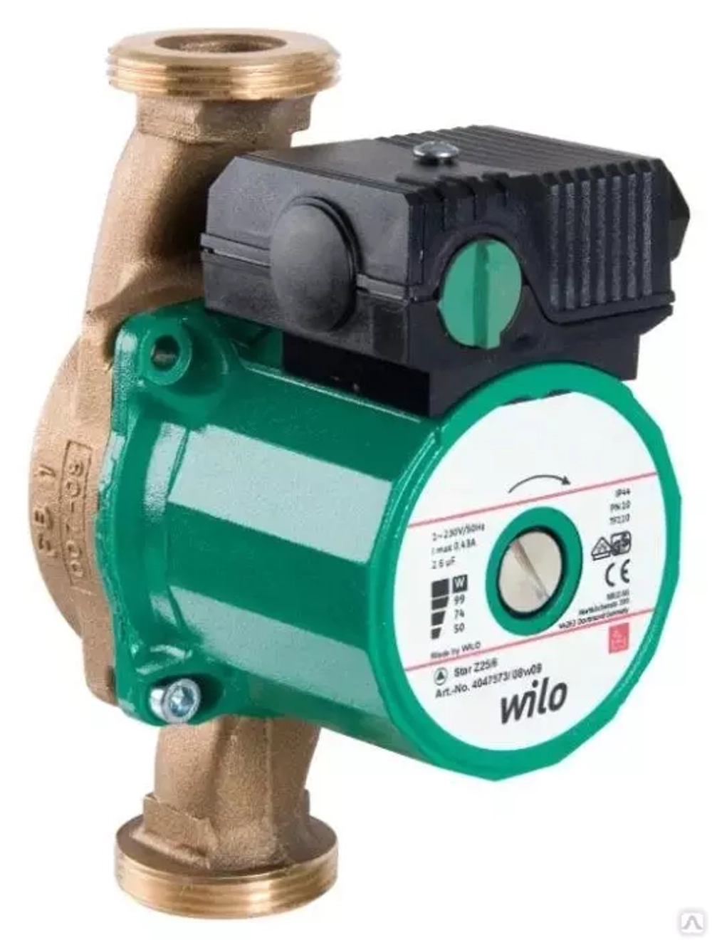 Насос циркуляционный Wilo Star-Z 25/2 EM (1х220В; 46Вт)