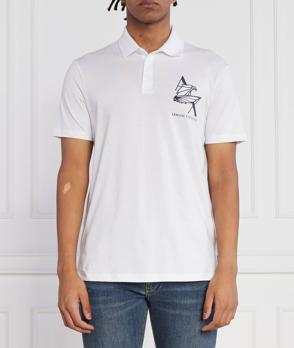 Поло Armani Exchange - белый(6RZFAL ZJ9TZ)