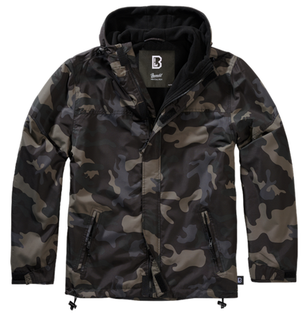 Brandit FRONTZIP WINDBREAKER darkcamo