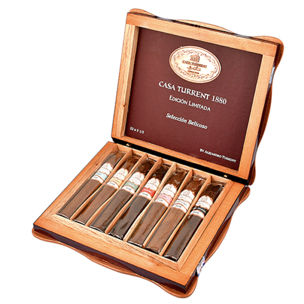 Набор сигар Casa Turrent 1880 Edicion Limitada Selection Belicoso SET of 7 cigars