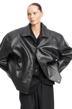 Кожаная куртка URBAN Black