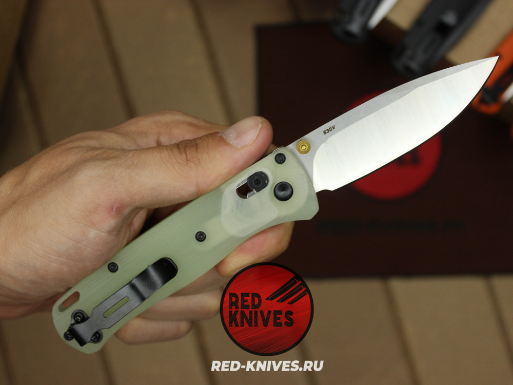 Нож Benchmade 535 Bugout G10 A+++ - натурал рук., сатин клинок RK/Н46