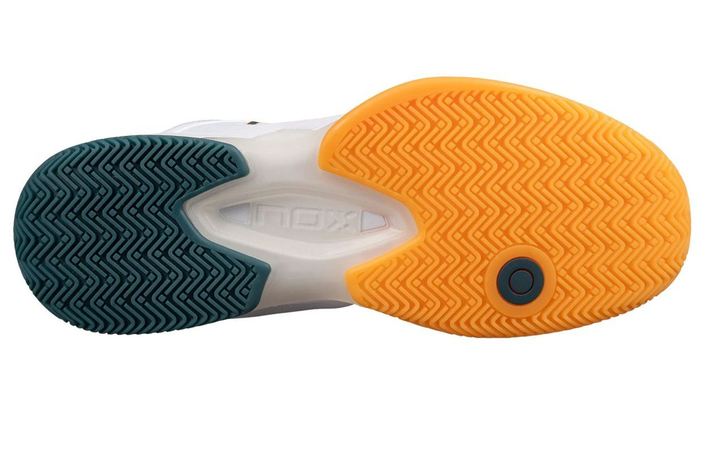 Мужские кросовки для Padel NOX ML10 Hexa - white/apricot