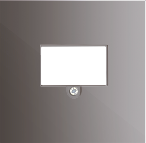 Накладка стандарта TAE для розеток USB, HDMI, аудио, сталь, серия R98