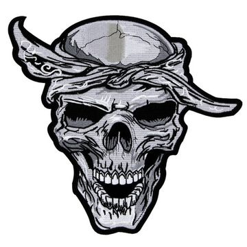 Нашивка Череп в бандане