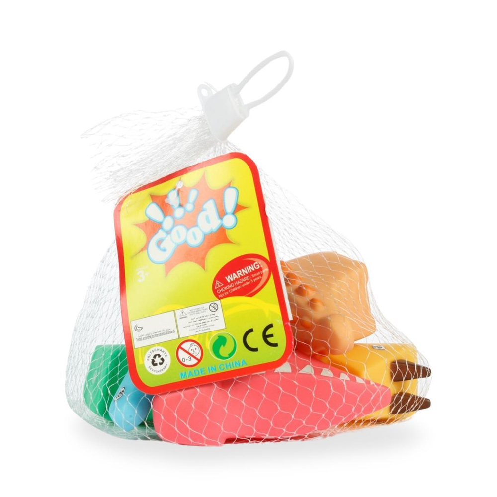 Набор игрушек для купания 6шт, ПВХ, сетка 508-274