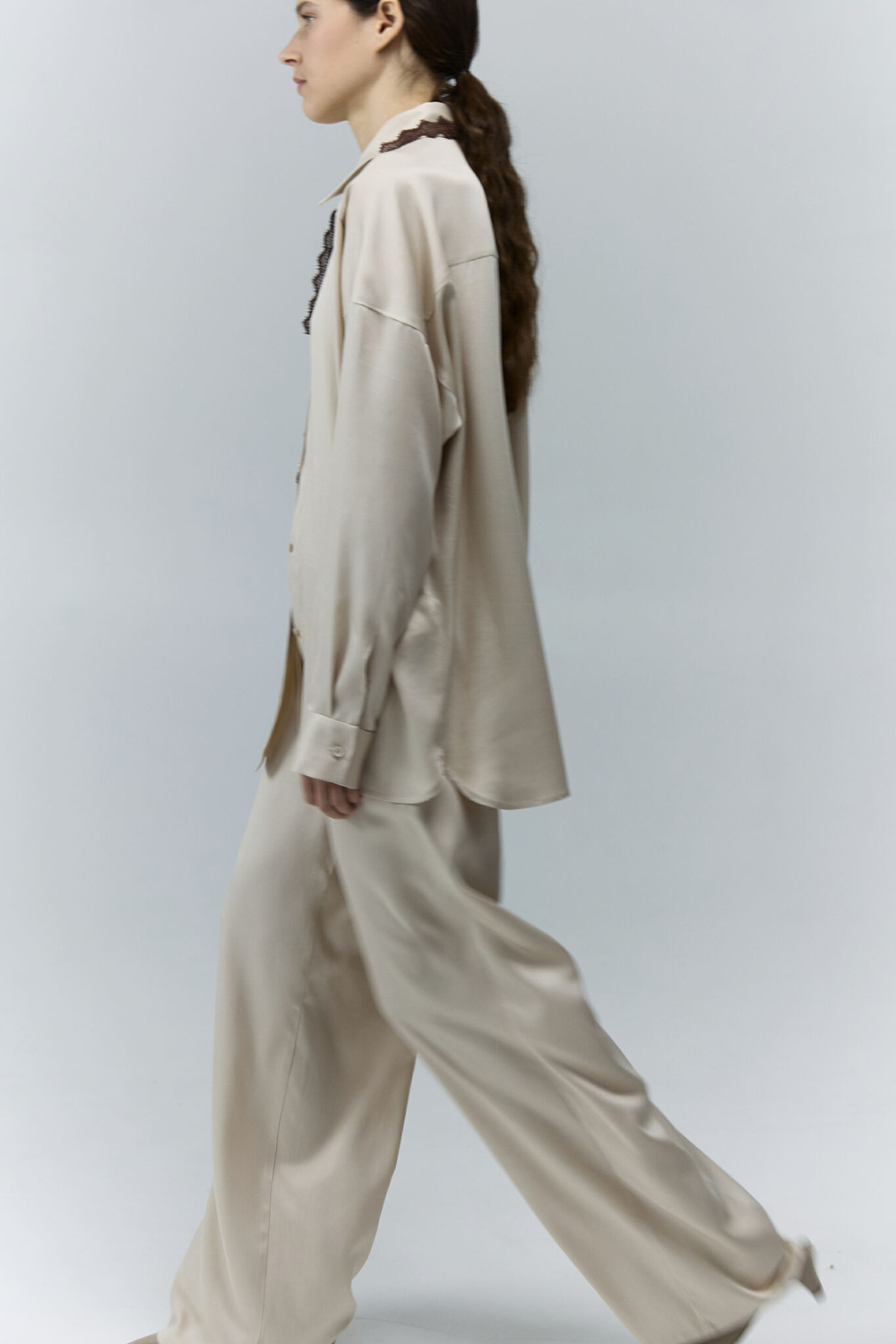 Брюки струящиеся