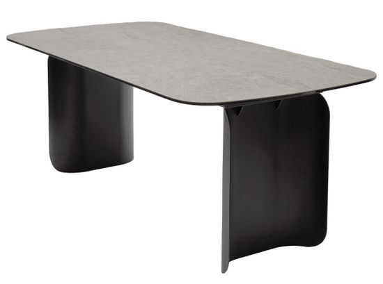 Стол NORD 200 TL-102, испанская керамика/черный каркас