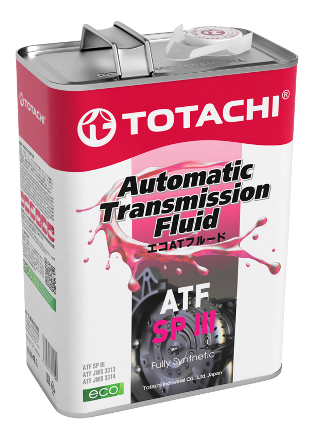 Масло трансмиссионное TOTACHI     ATF   SP III      4л.
