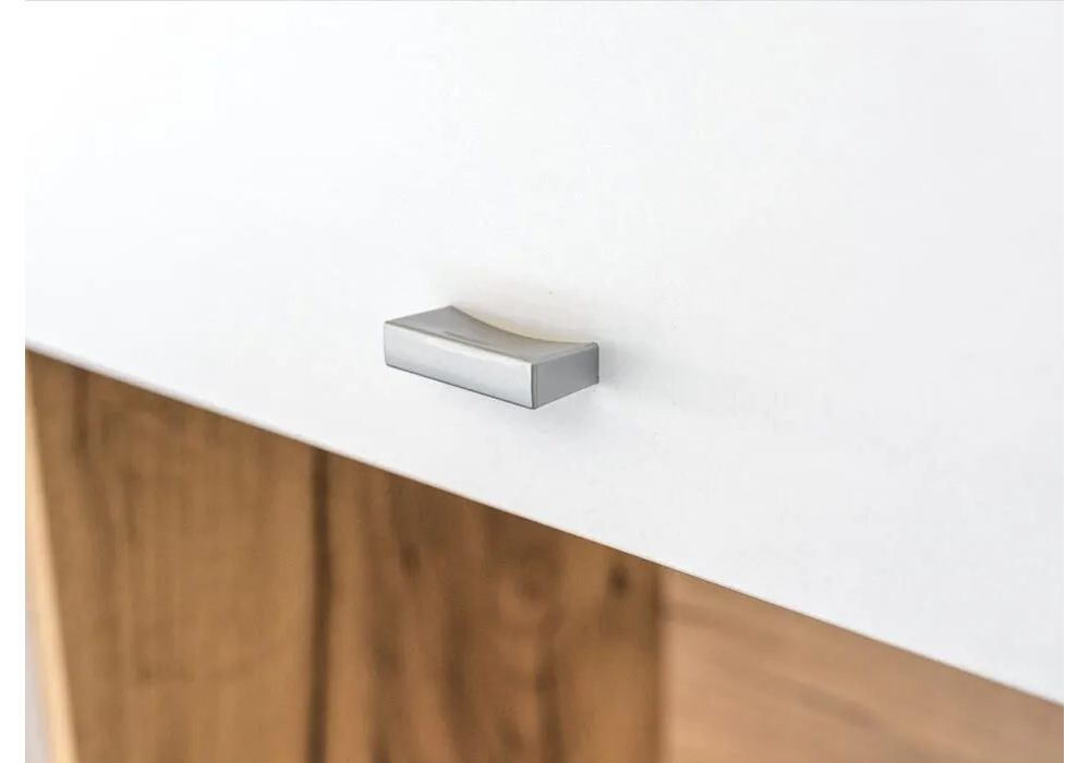 Шкаф навесной Бэль 10.63 белый премиум / дуб золотой craft