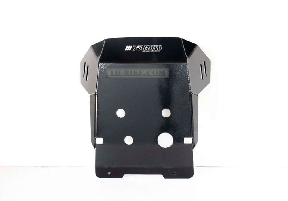 Skid Plate for Honda CRF300Rally (2021-UP). Aluminium, 4mm. Black (Gloss)