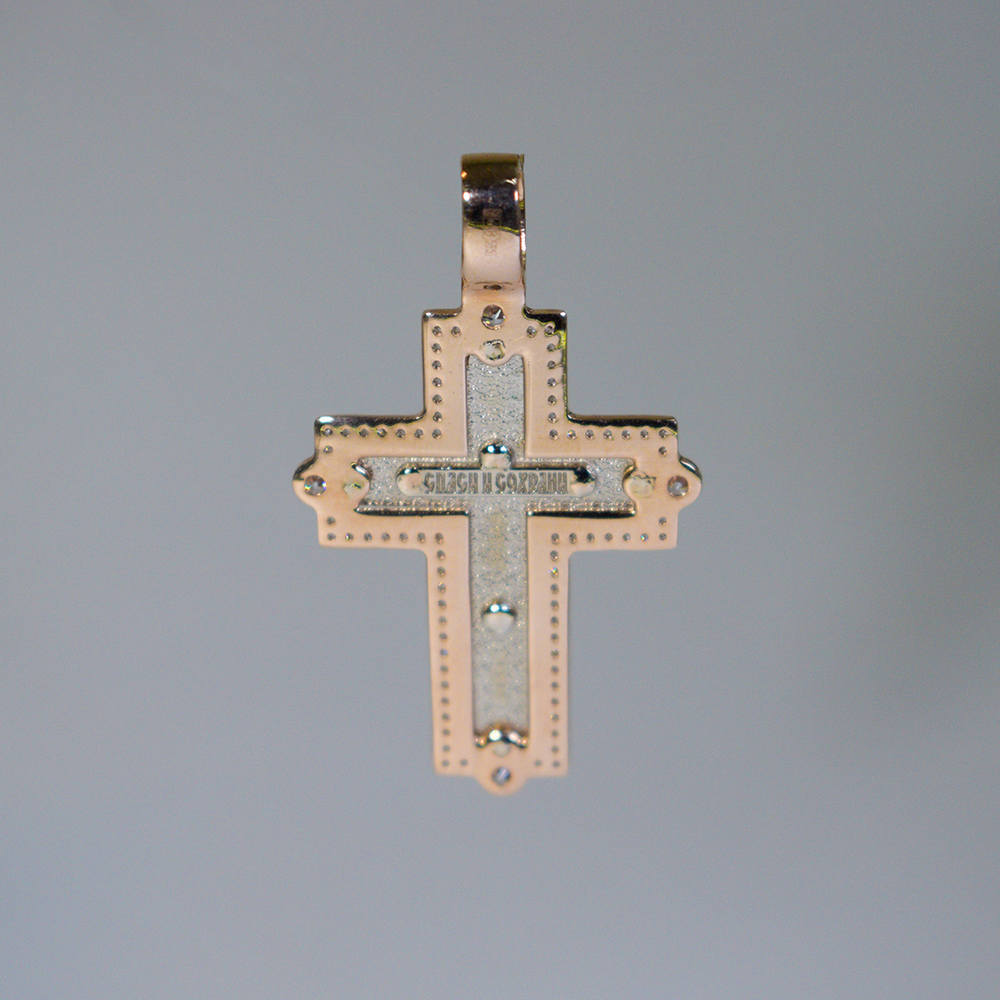 Крест с фианитами Signature Collection