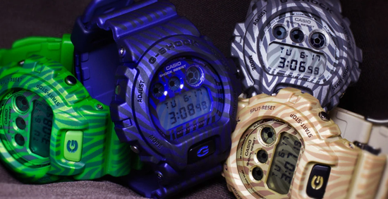 часы японского бренда Casio G-CLASSIC модель DW-6900ZB-2E