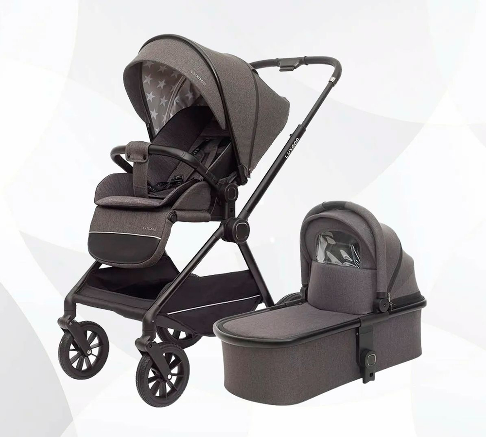 Коляска модульная 2в1 Luxmom A2 ,Телескопическая ручка/цвета