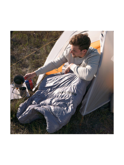 Спальный мешок Naturehike CW400 NH18C400-D с утиным пухом, размер M, серый