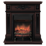 Каминокомплект Real Flame Lilian DN с очагом Fobos Lux Black (без пульта)