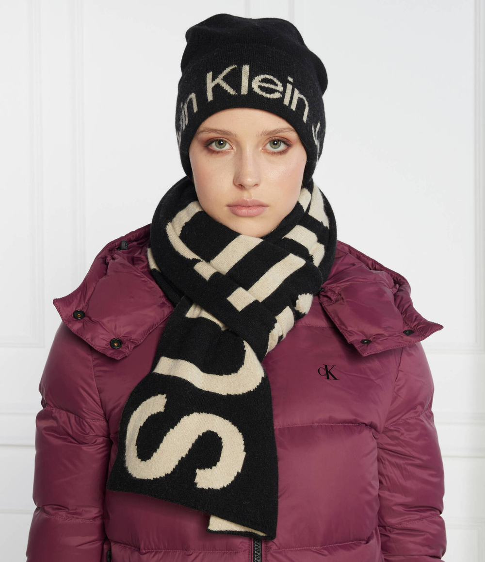 Шаль + шляпа CALVIN KLEIN JEANS - черный(K60K611421)
