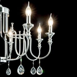 Citilux Рига CL437181 Люстра подвесная Хром