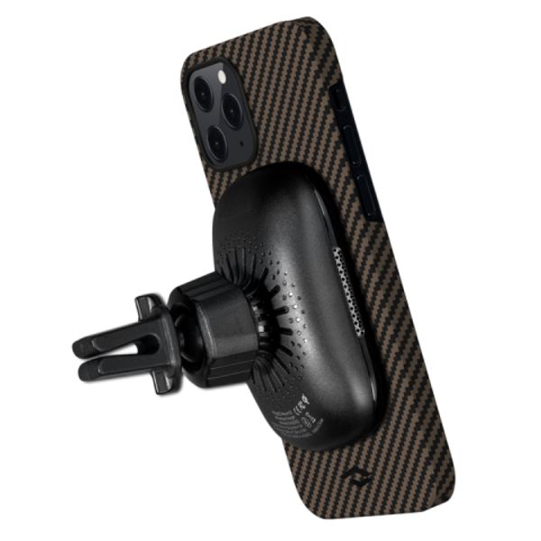 Чехол Pitaka MagEZ Case для Apple iPhone 12/12 Pro (Black/Rose Gold Twill)