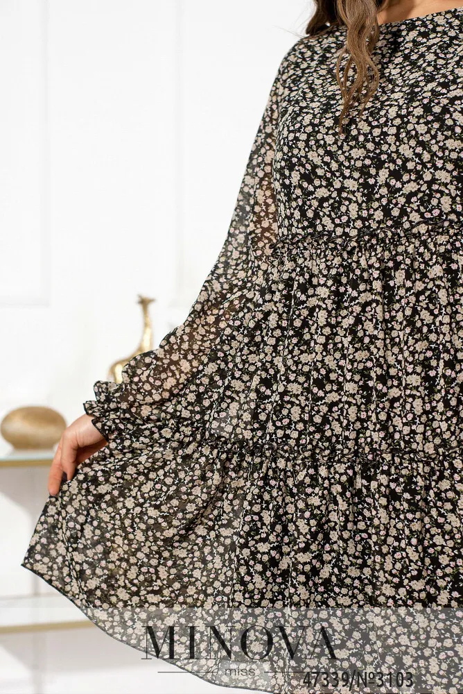 Платье 3103-черный Minova