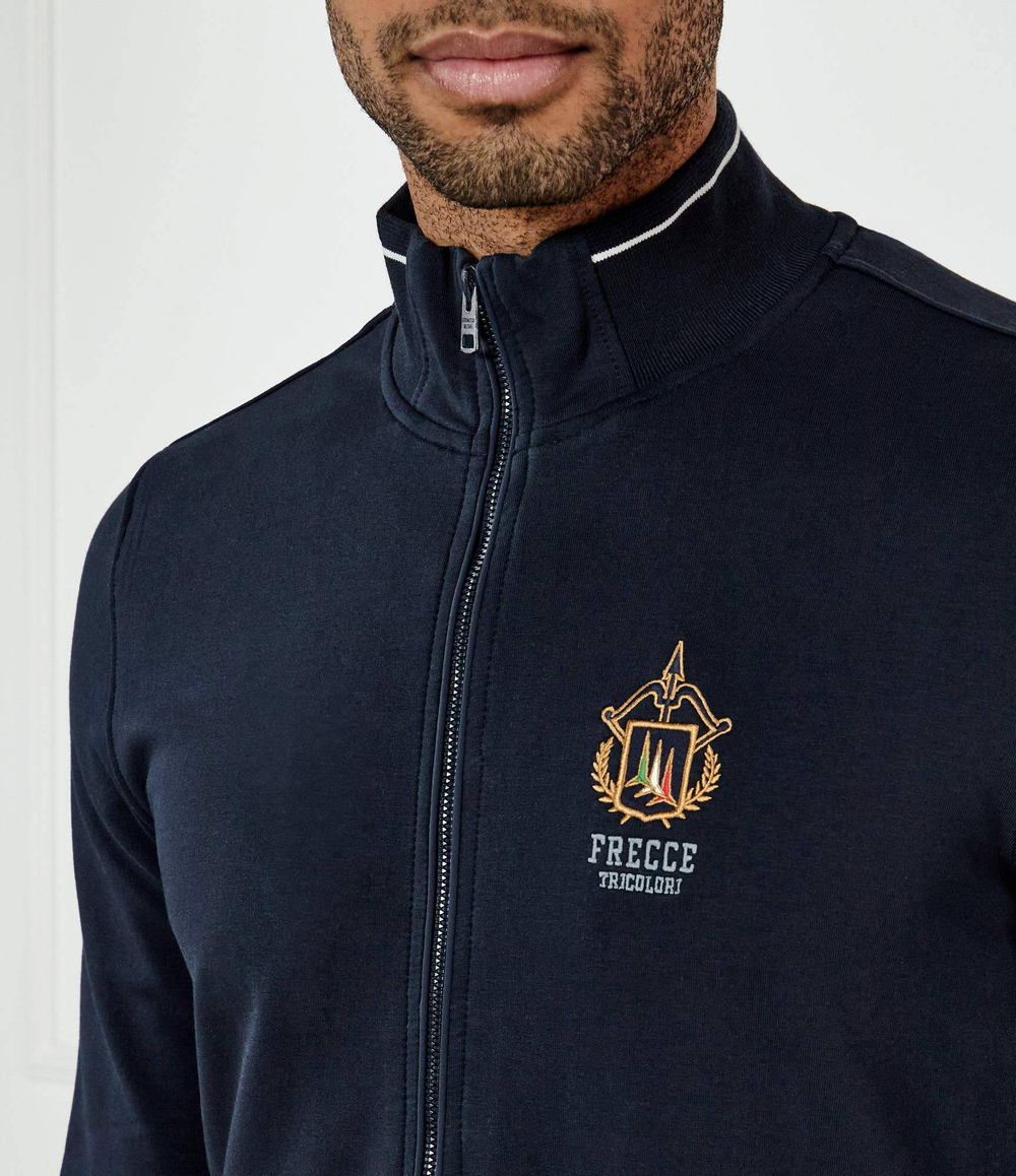 Кофта муж. Aeronautica 1990 синий