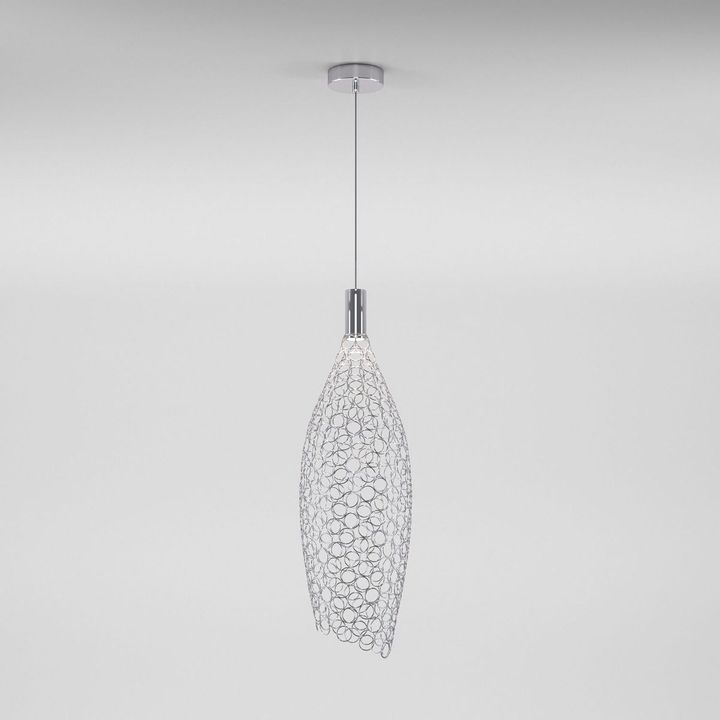 Подвесной светодиодный светильник Eurosvet Ruche 90352/1 хром