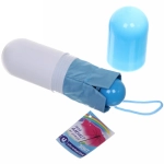 Зонт женский механический в пласт. тубе «Ультрамарин», микс 4 цвета, 8 спиц, d-90см, длина в слож. виде 19см