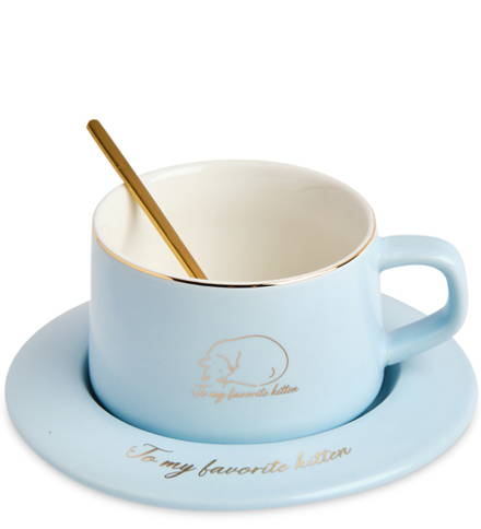 GAEM Art MUG-405/4 Чайная пара «Моей любимой кисуле»