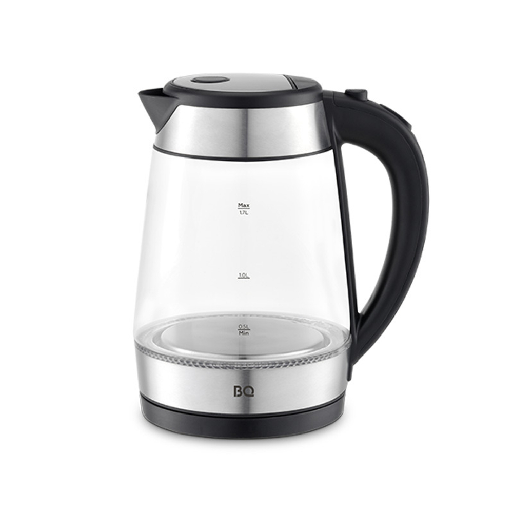 Электрический чайник BQ KT1738G, чёрный/стальный