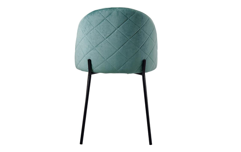 Стул C-962  Marine зеленый/матовый черный