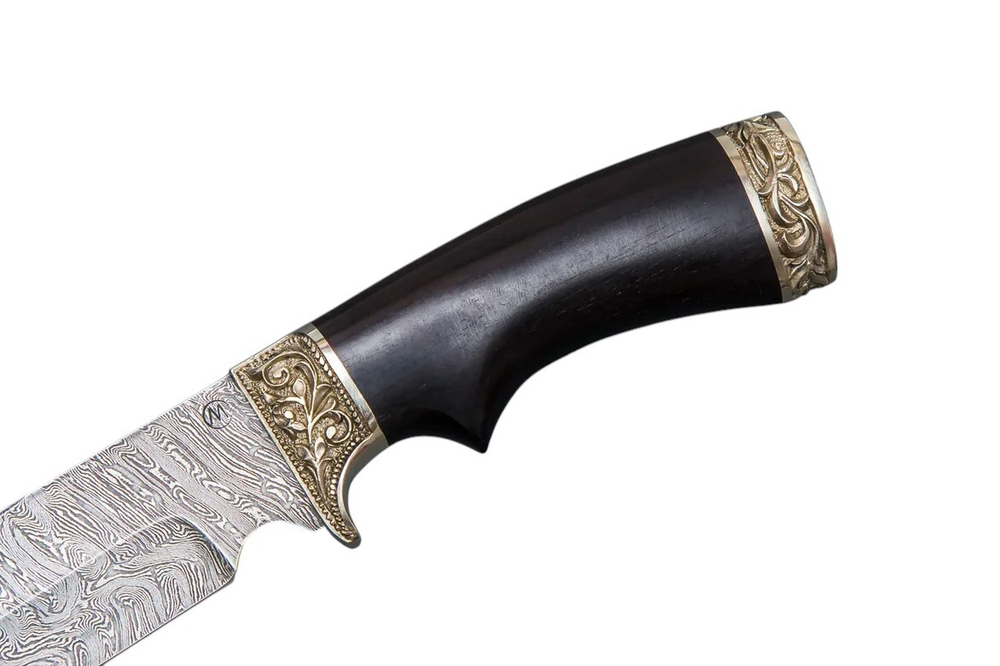 Нож кузница Семина Лорд, дам. сталь, литье, черное дерево