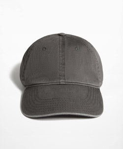 Oysho Кепка из 100%-го хлопка с эффектом потертости, антрацитовый