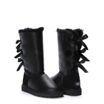 Угги Bailey Bow Tall Metallic Black